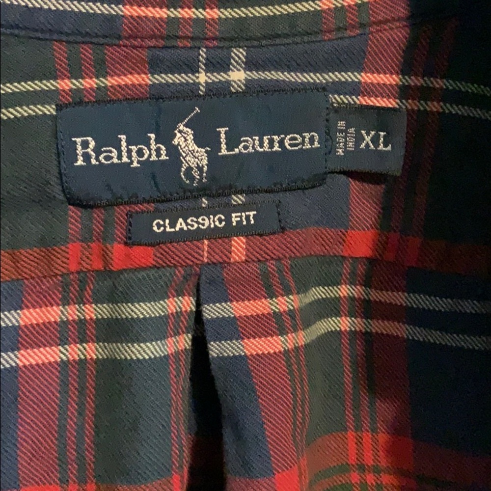 Oversized Ralph Lauren Flannel